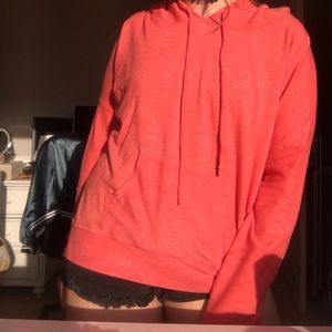 Tangerine orange hoodie